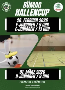 F-Junioren laden zum Hallenturnier ein